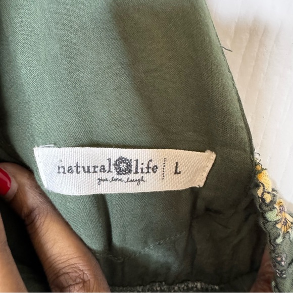 Natural Life Floral Wide Leg Jumpsuit - Picture 5 of 7